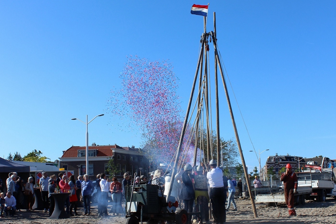 Feestelijke start bouw Leeuwenhoek Delft